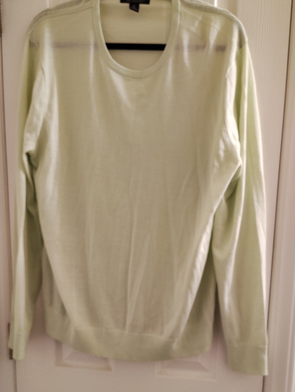 Banana Republic Pale Green Merino Wool Sweater